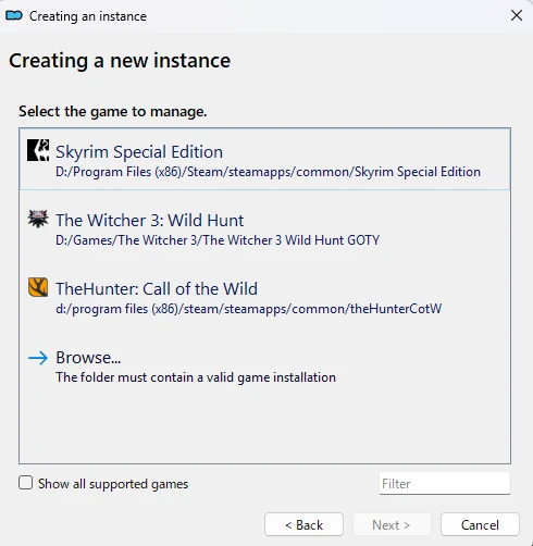 theHunter: Call of the WildのMOD管理をMO2で行う方法